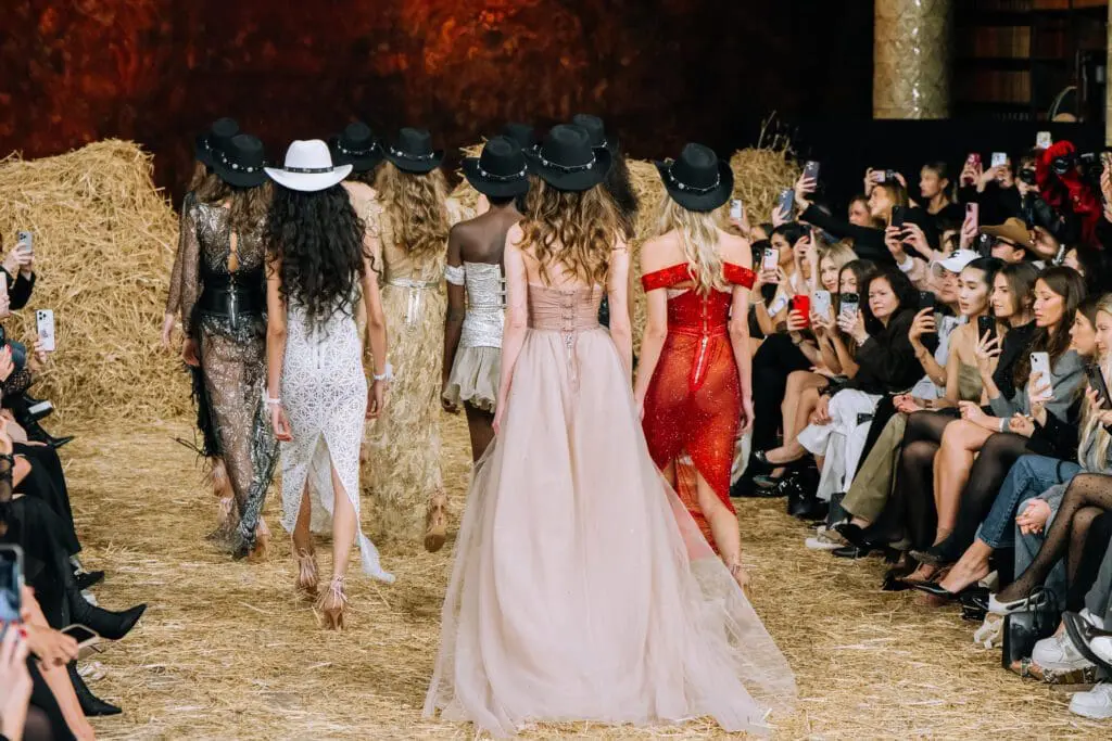 AADNEVIK models final walk in Western Star show at LFW 2025