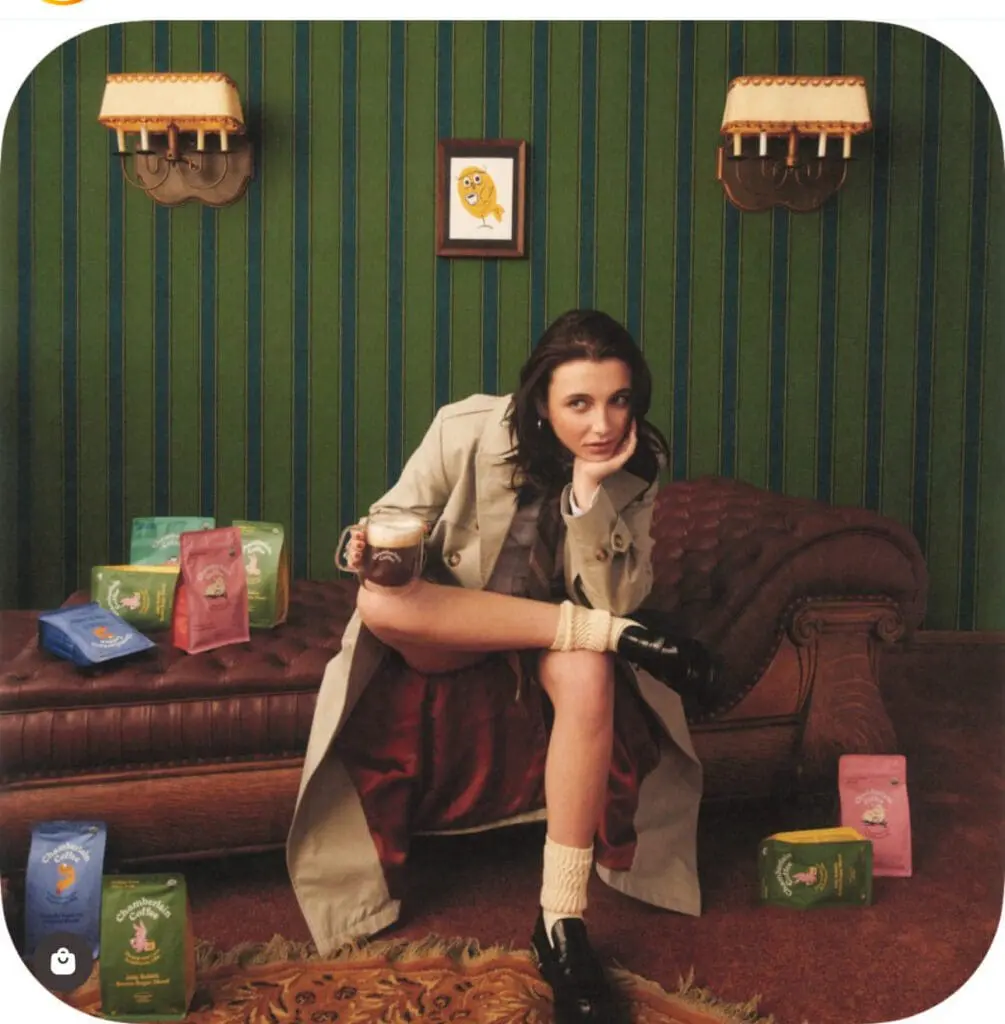 Emma Chamberlain lifestyle branding portrait