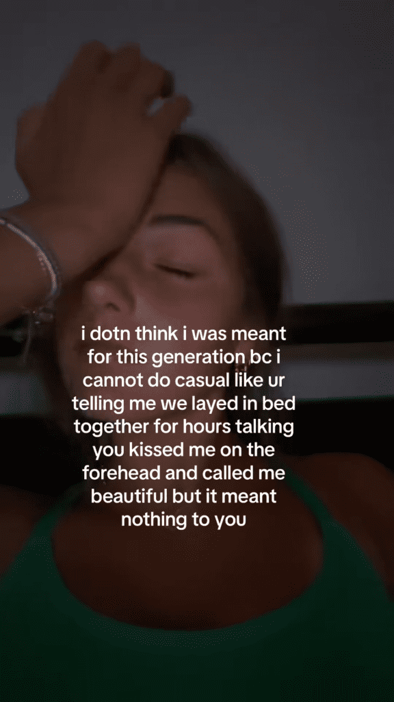 TikTok user discusses a situationship with Chappell Roan's "Casual" lyric