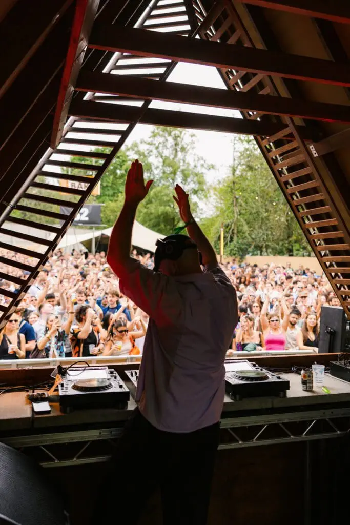 DJ Laurence Guy performing at Krankbrother's Berlioz Presents