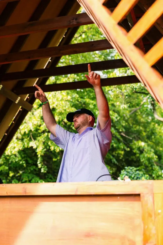 DJ Laurence Guy performing at Krankbrother's Berlioz Presents