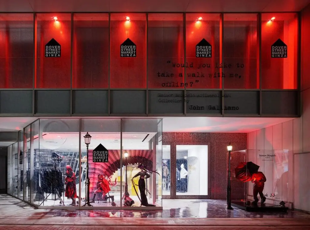 Maison Margiela’s Japan installation with manga artist Tite Kubo at Dover Street Market Ginza