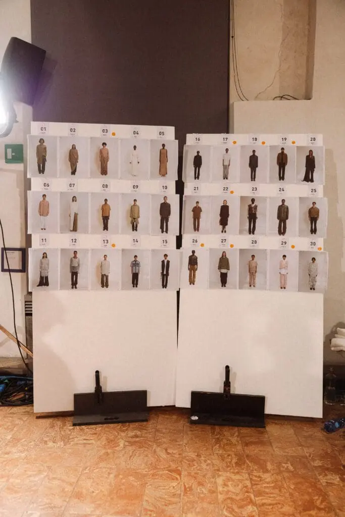 Final look white and gray layers QASIMI SS26