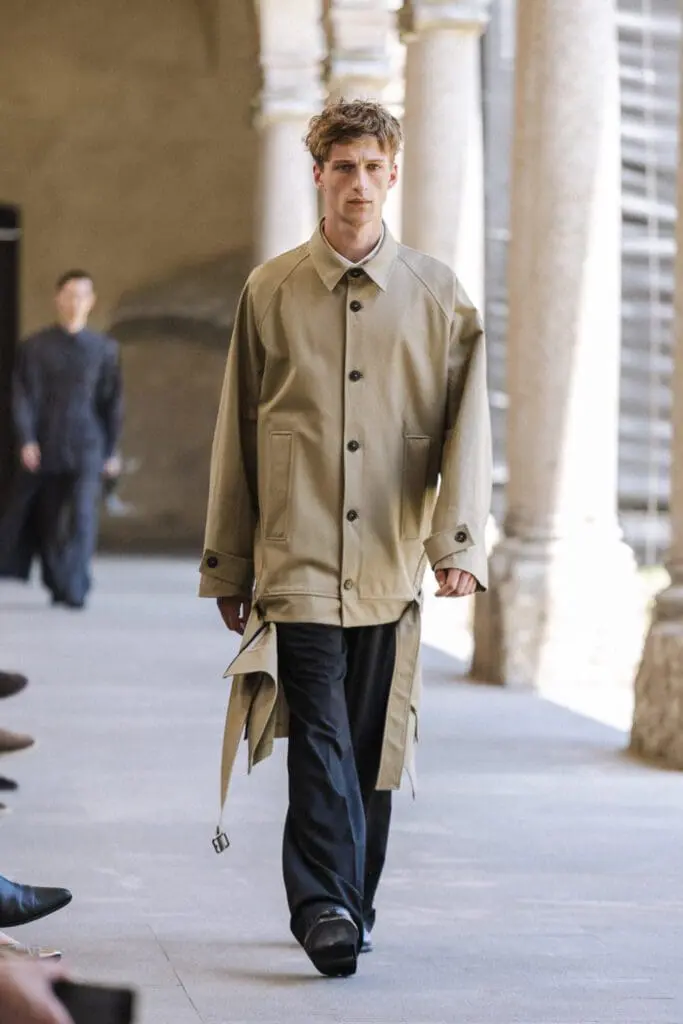 QASIMI SS26 hybrid tailoring layered style