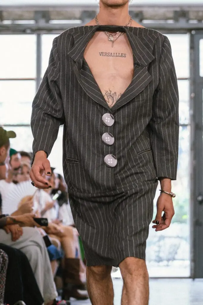 Punk graffiti details from Simon Cracker SS26