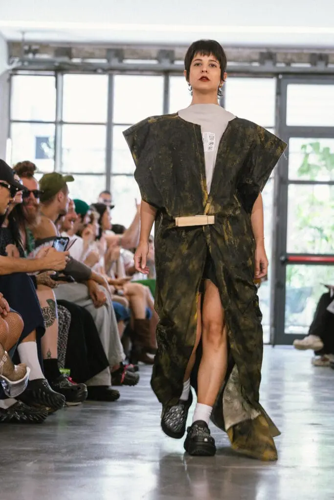 Punk uniform layering from Simon Cracker SS26 Milan Fashion Week