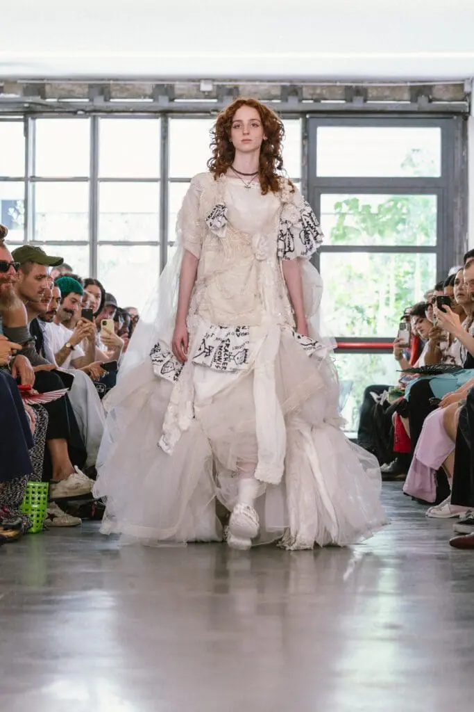 Runway punk detail from Simon Cracker SS26