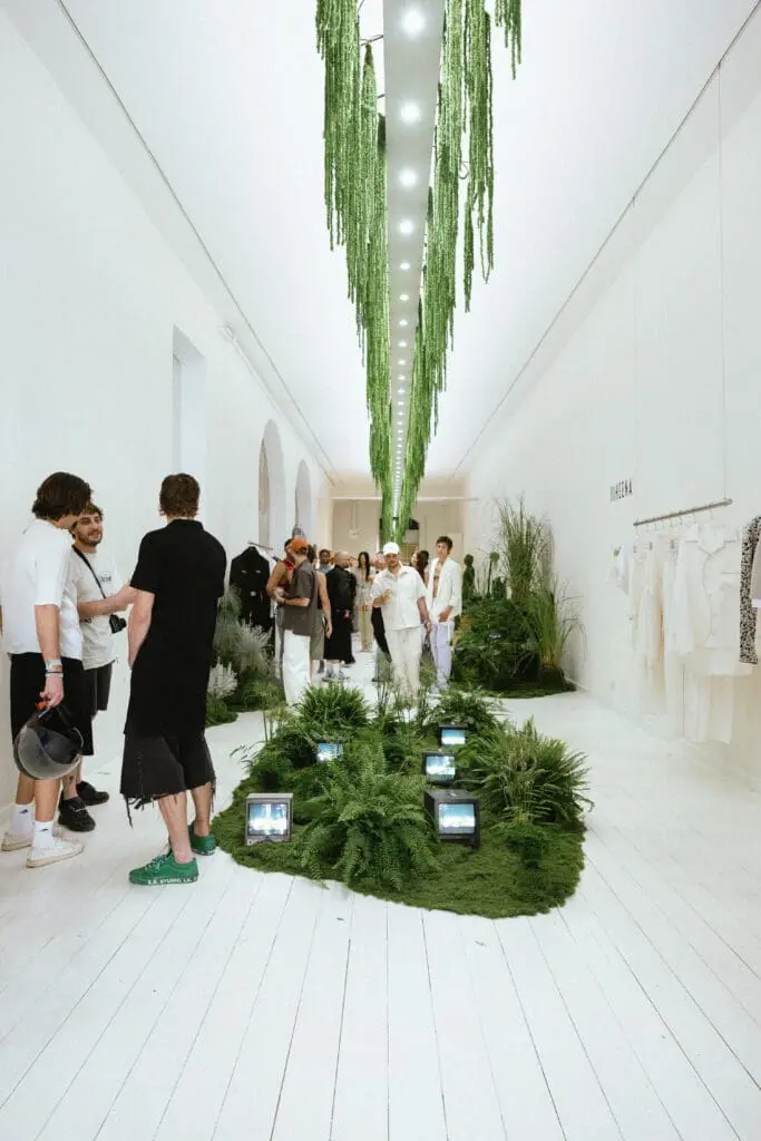 SSHEENA SS26 Extinct Animal installation at MFW