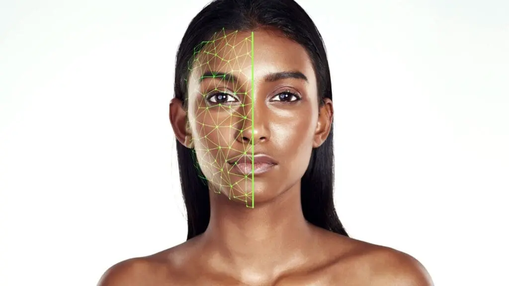AI facial mapping for beauty and skincare analysis