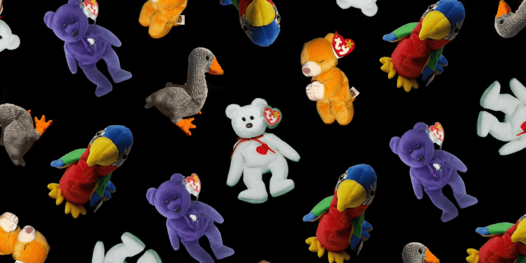 Vintage Beanie Babies collectible plush toys