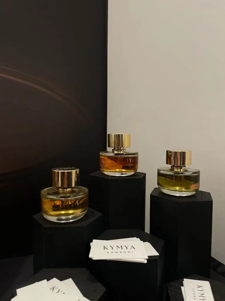 RNDL founder Jack Randall with perfume display