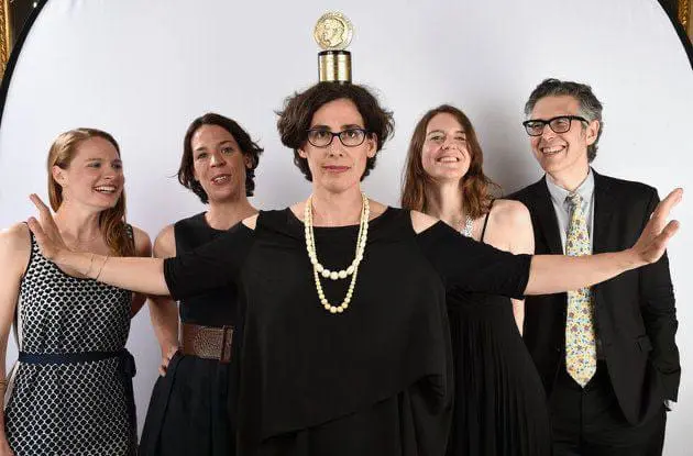 Serial podcast team winning Peabody Award