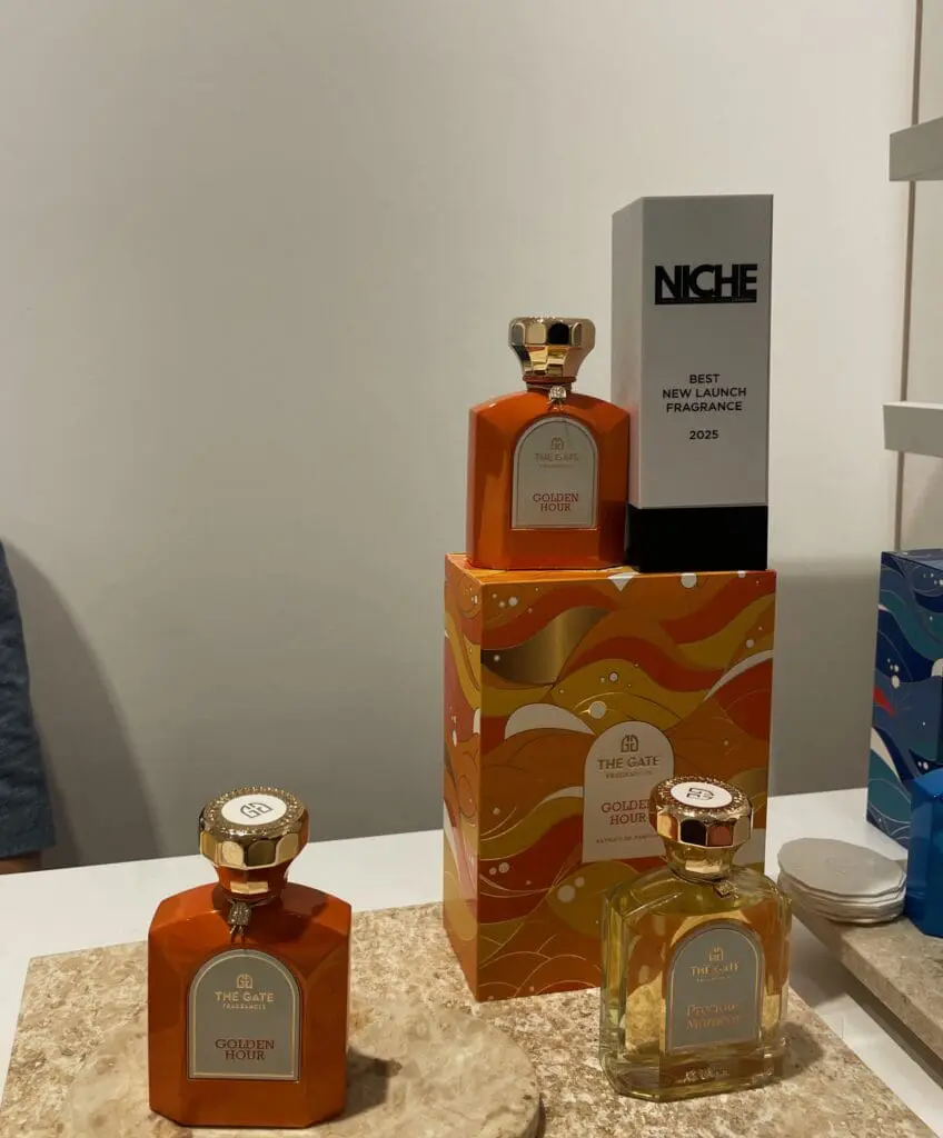 The Gate Golden Hour perfume with Best Launch award