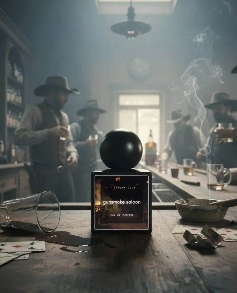 Tulpa Club Gunsmoke Saloon fragrance promo