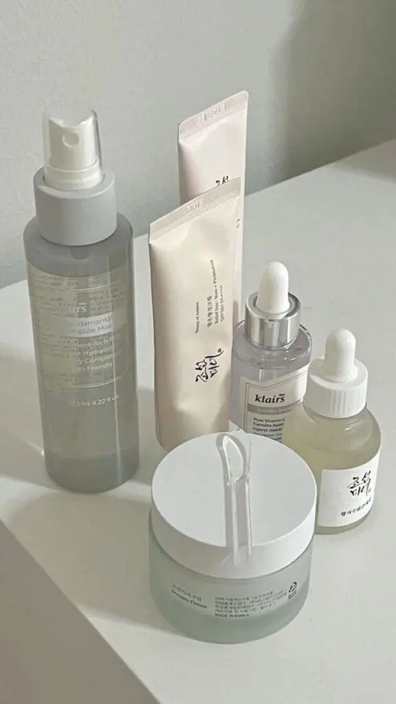 Korean skincare products for K-Beauty routine