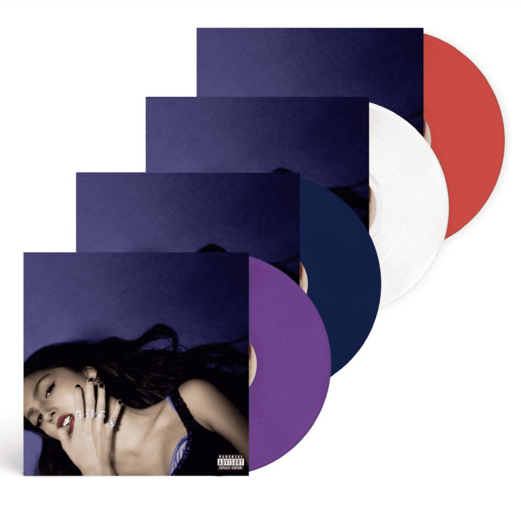 Olivia Rodrigo GUTS colored vinyl editions
