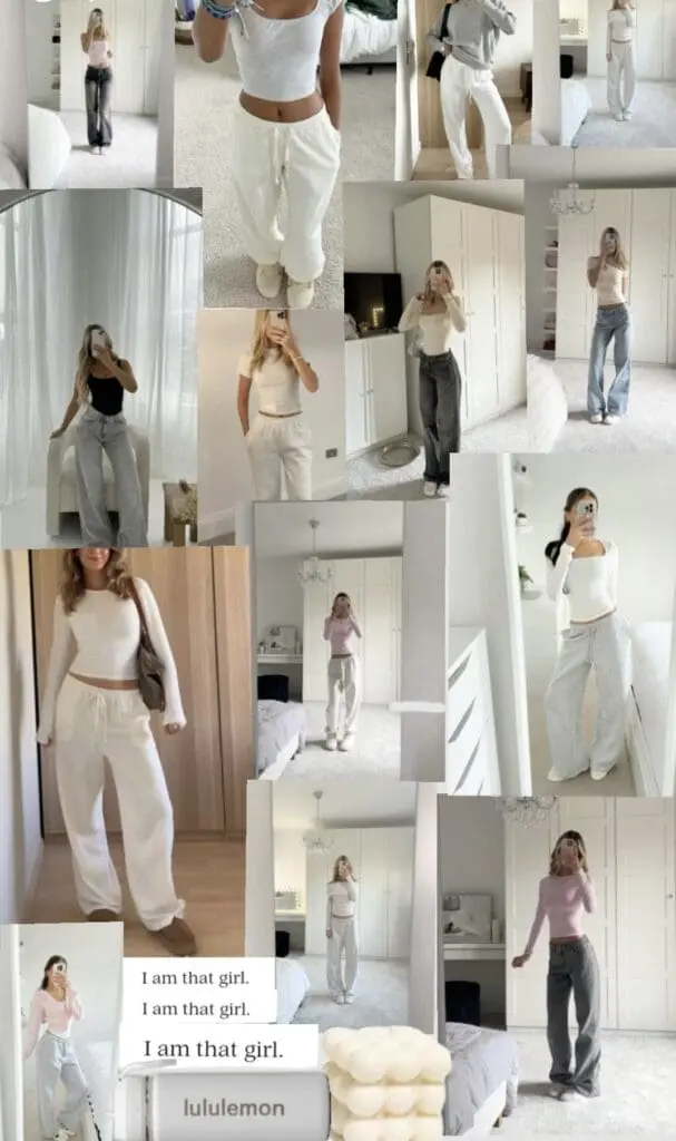 That Girl aesthetic fashion outfits TikTok trend