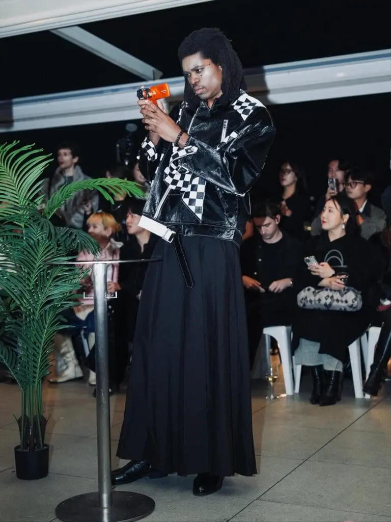 Runway opening at YONGDAE fashion show in Itaewon