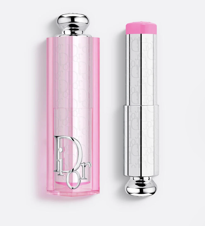Dior Addict Glow Stick Blush in pink packaging and chrome casing