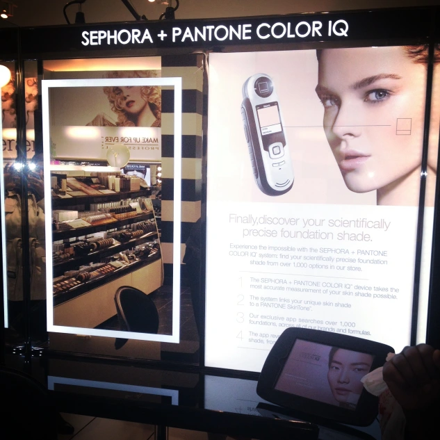 Sephora Pantone Color IQ foundation shade finder